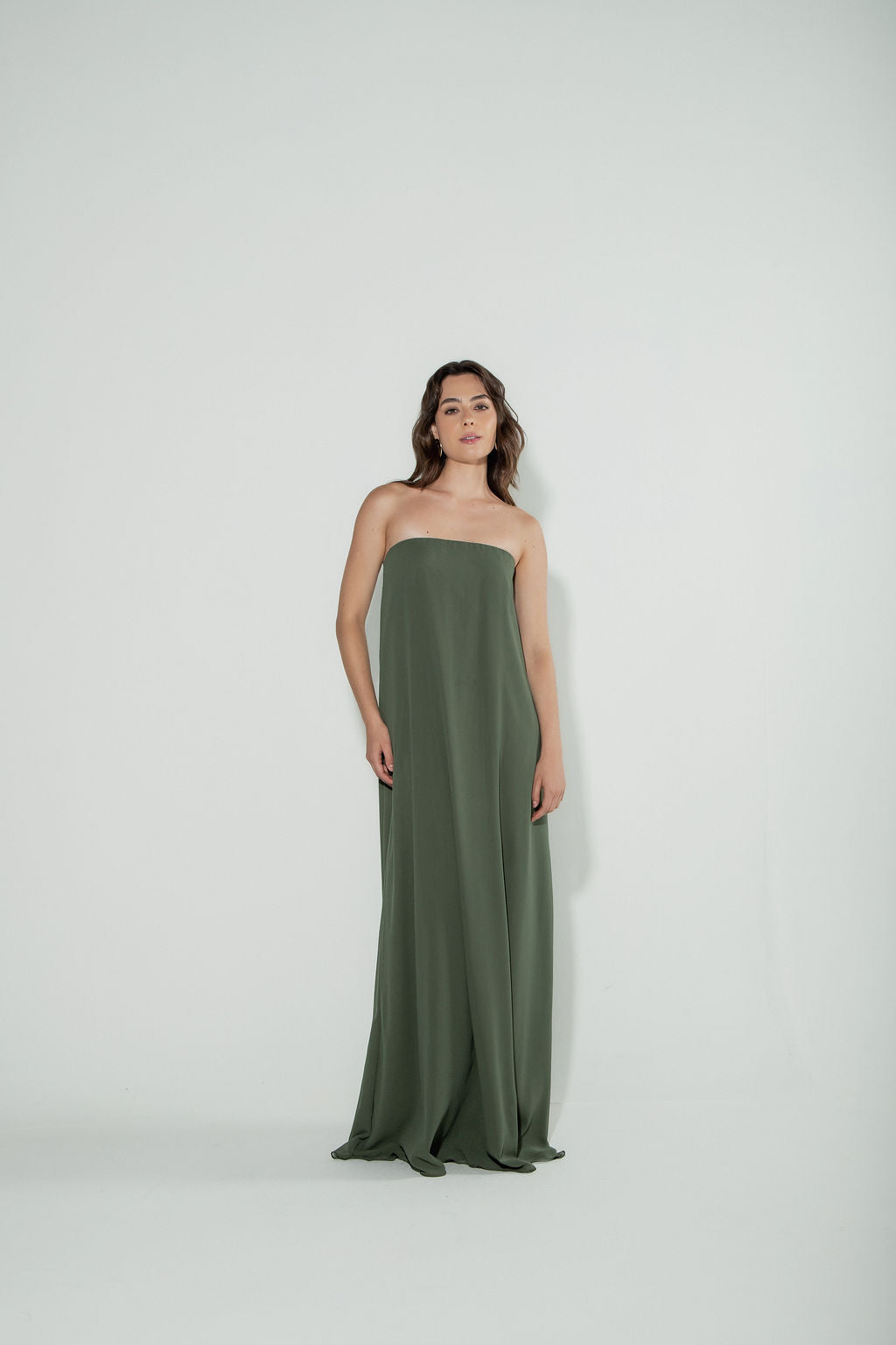Vestido Tomara Que Caia Verde