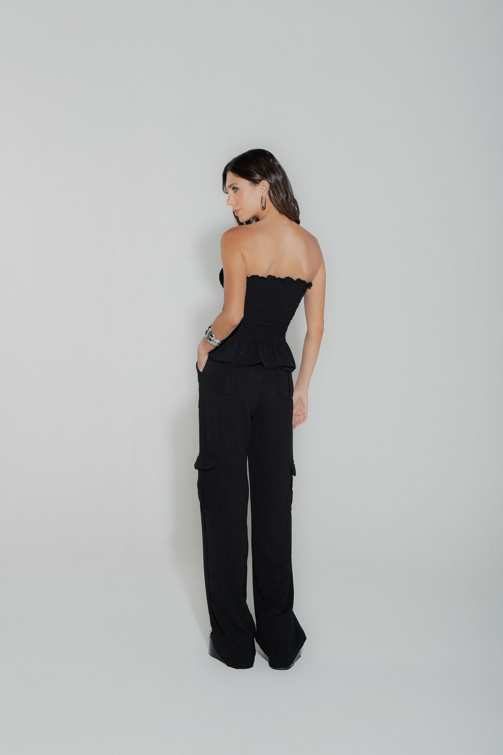 Calça Cargo Preta