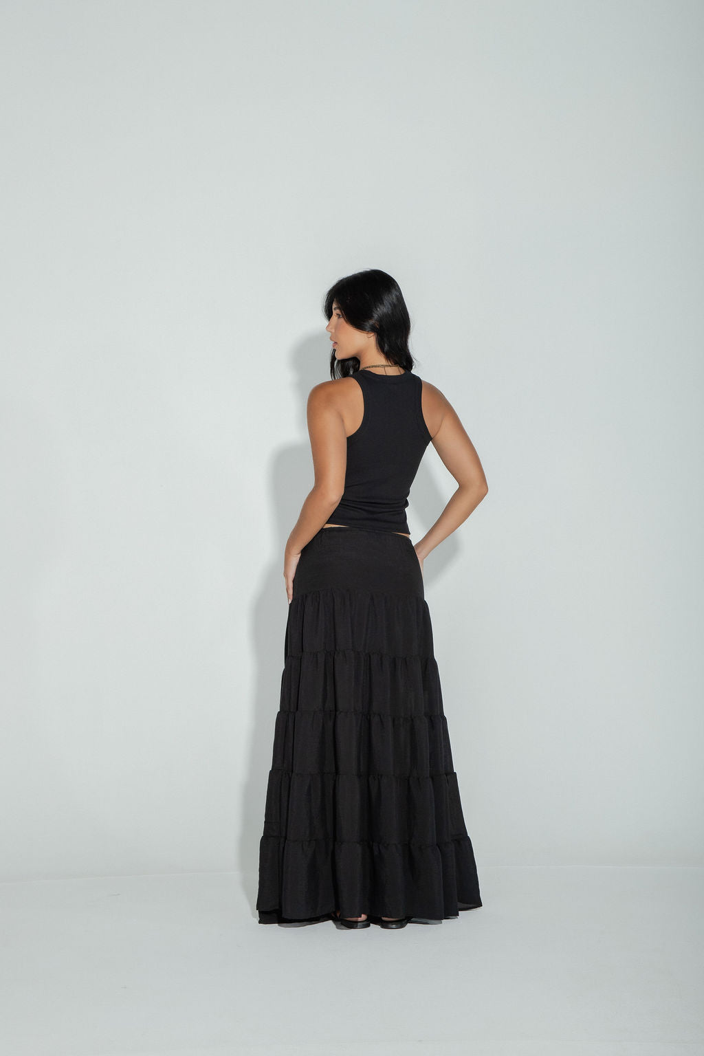 Saia Longa Evora Preta