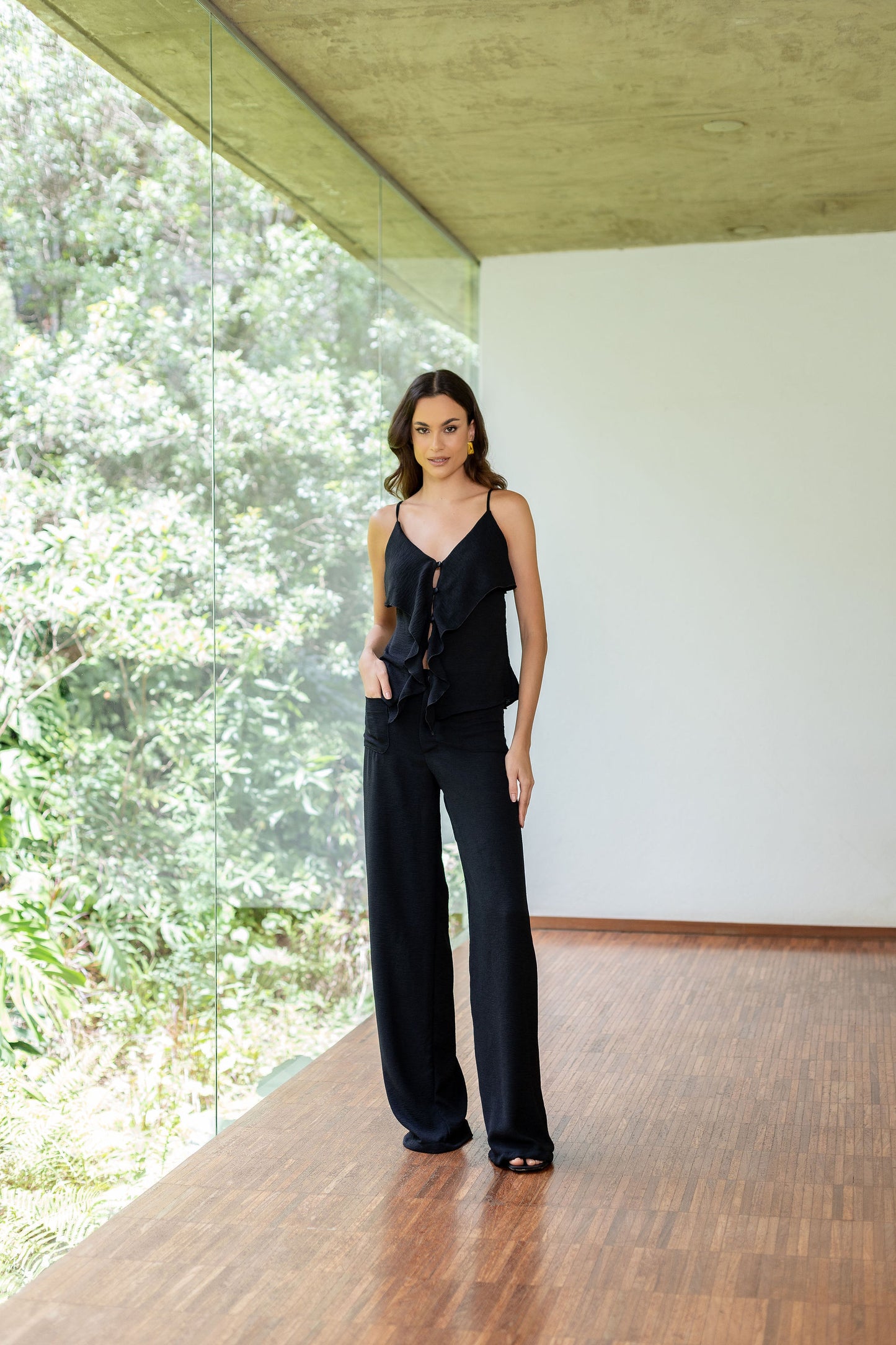 Calça Fluida Preta