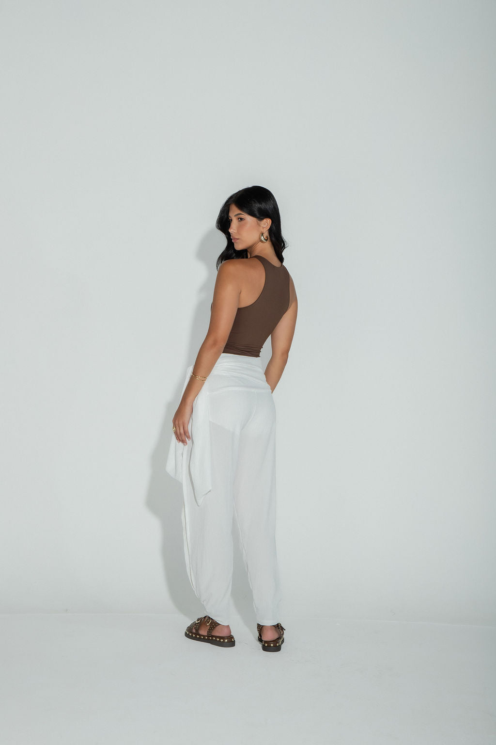 PRÉ VENDA Calça Aladdin Off White