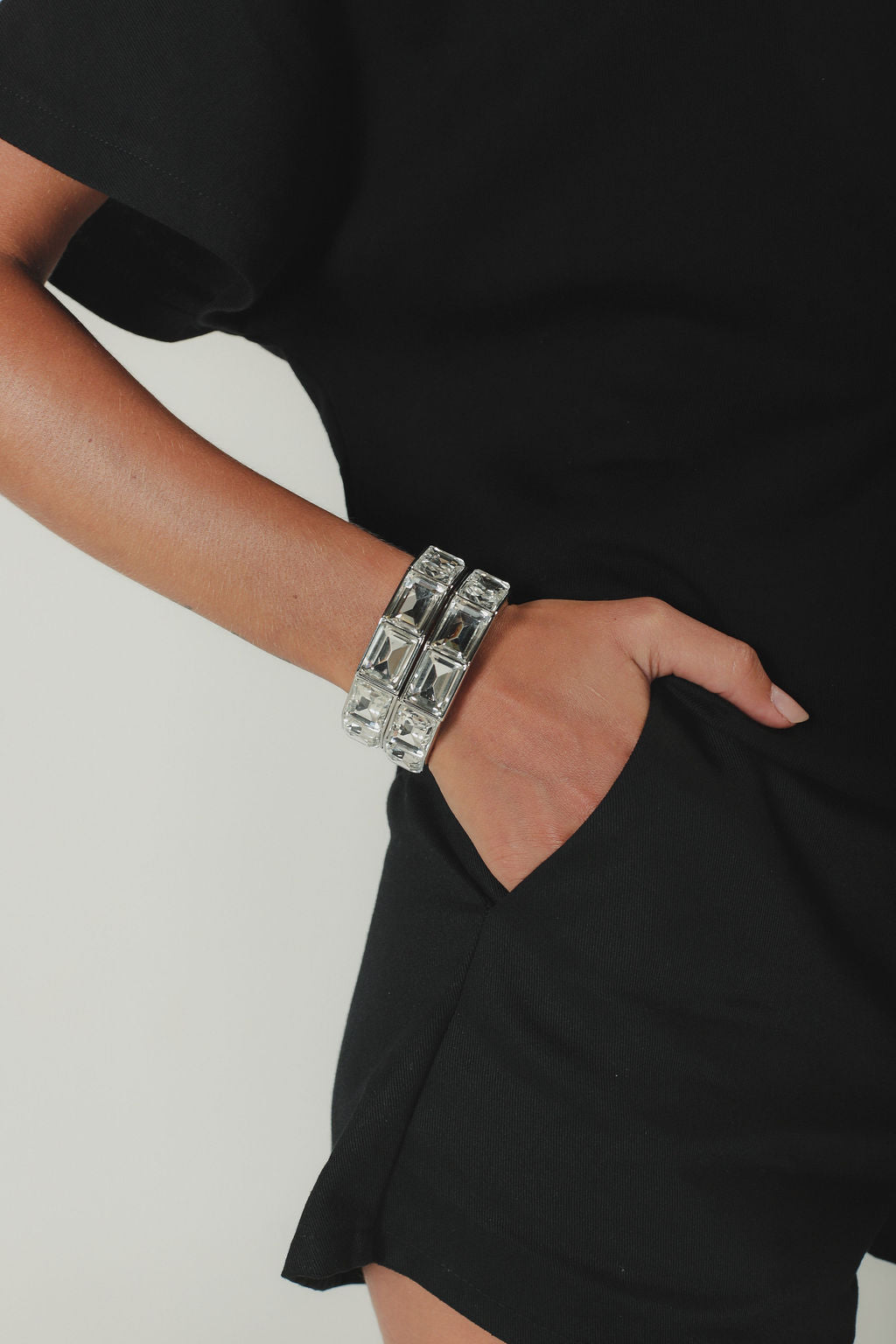 Bracelete Pedra Cristal