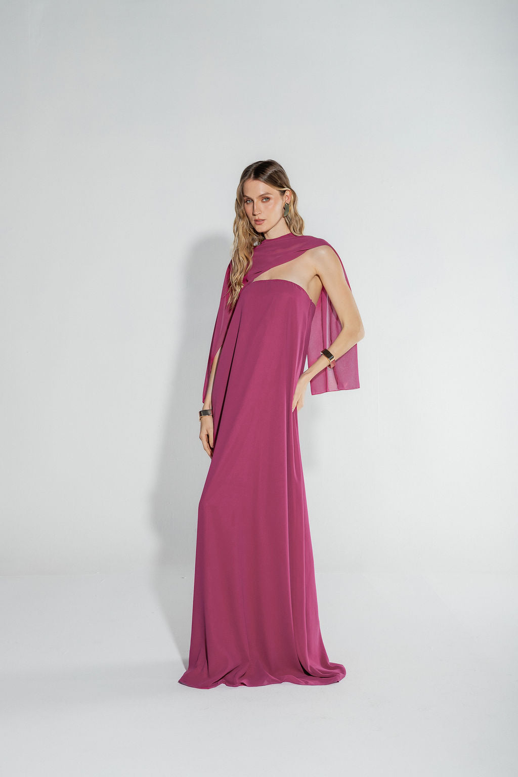 Vestido Tomara Que Caia Fúcsia