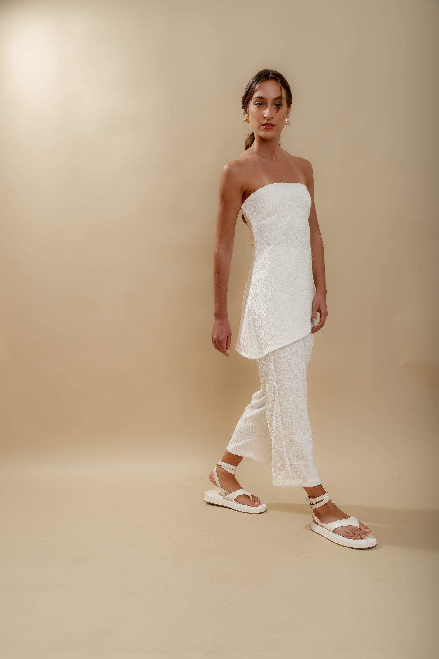 Conjunto Malha Off-White | Blusa + Calça