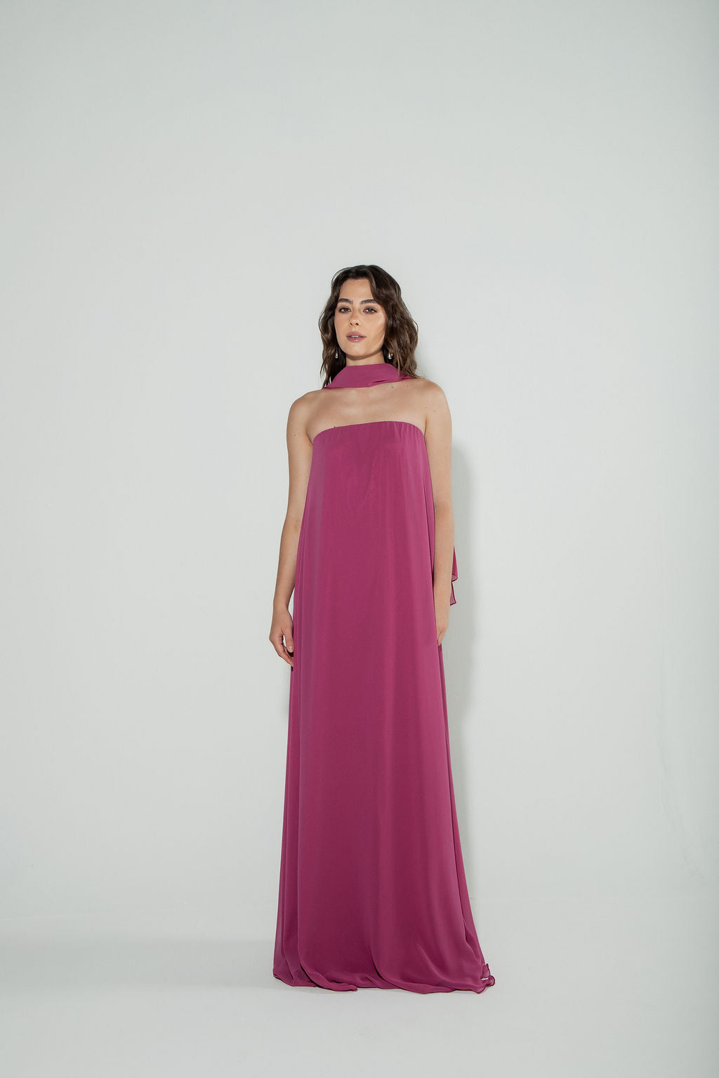 Vestido Tomara Que Caia Fúcsia