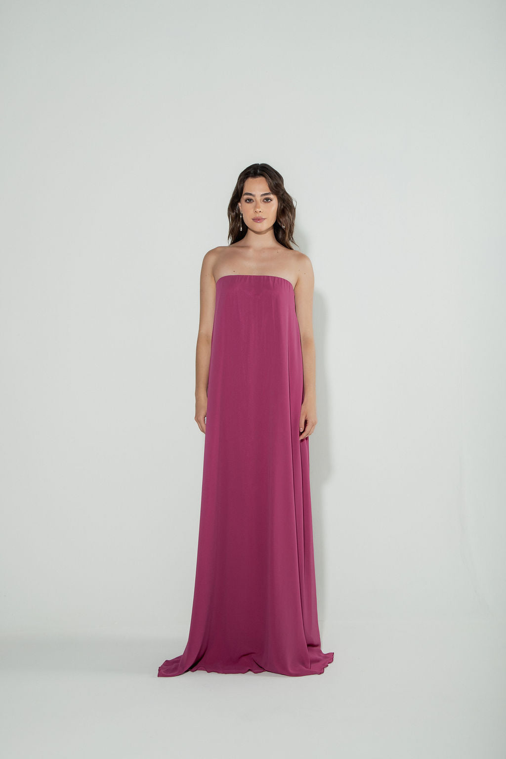 Vestido Tomara Que Caia Fúcsia