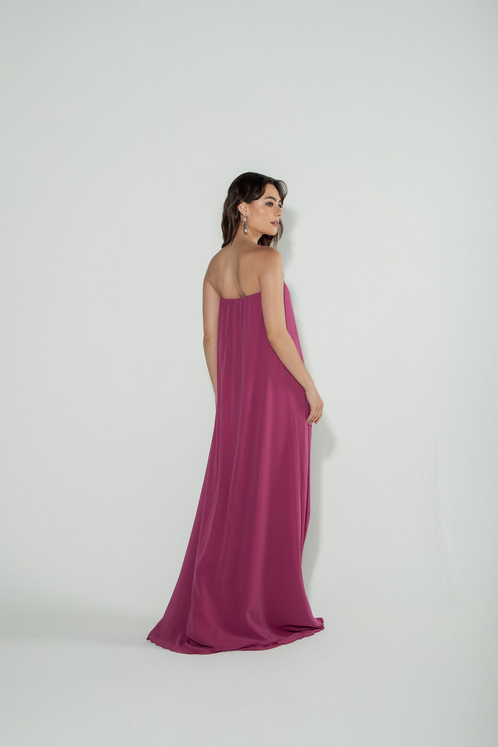 Vestido Tomara Que Caia Fúcsia