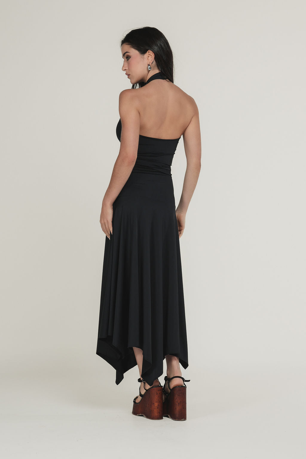 Blusa Amarração Malha Preta