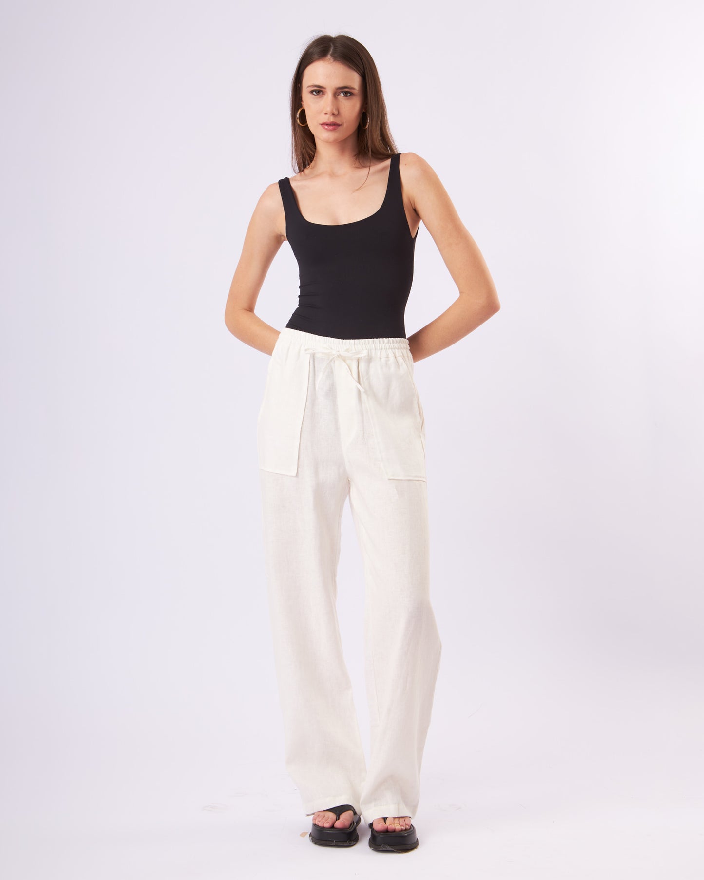 Pantalona Linho Off White