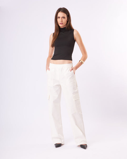 Calça Cargo Sarja Off-White