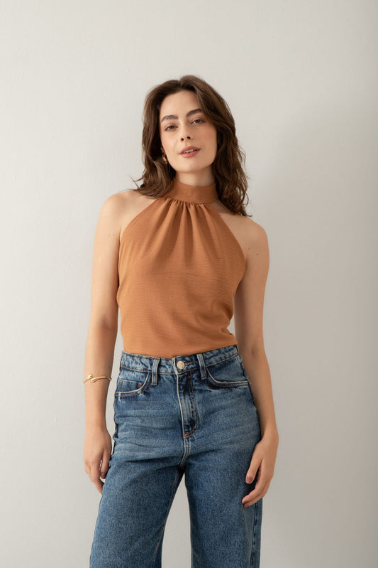 Blusa Frente Única Caramelo (2)