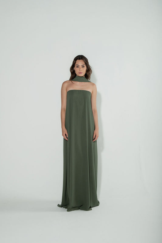 Vestido Tomara Que Caia Verde