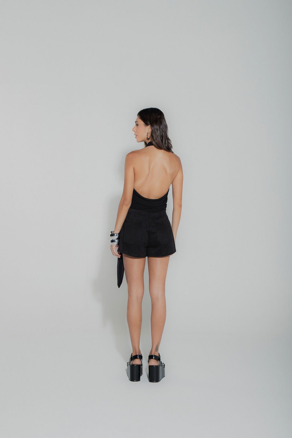 Mini Short Sarja Preto