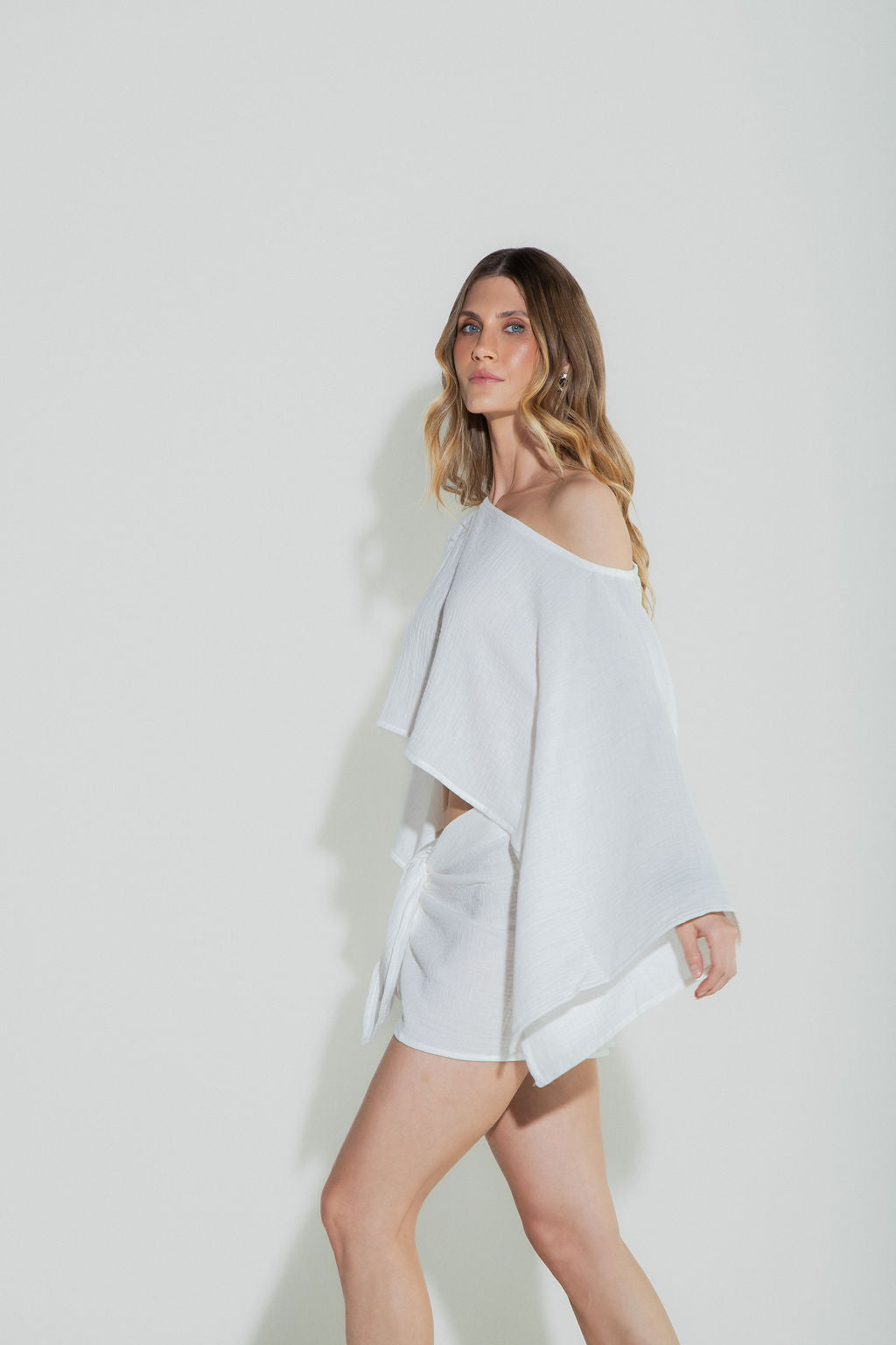 Blusa Retangular Bali Off White