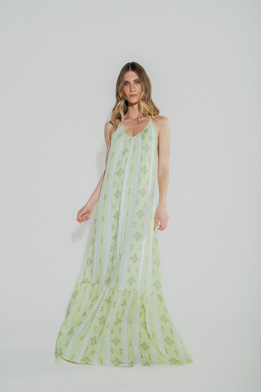 Vestido Longo Estampado Gypsy