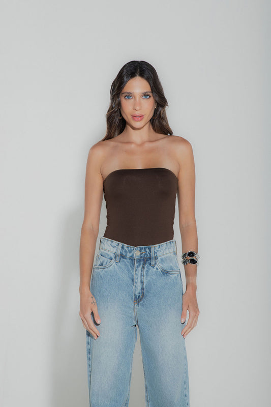 Body Reto Suplex Marrom