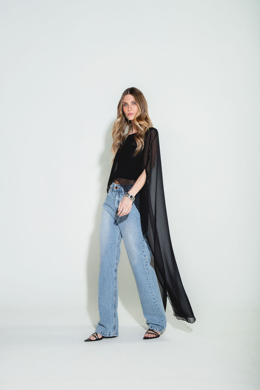 Calça Jeans Reta Clara
