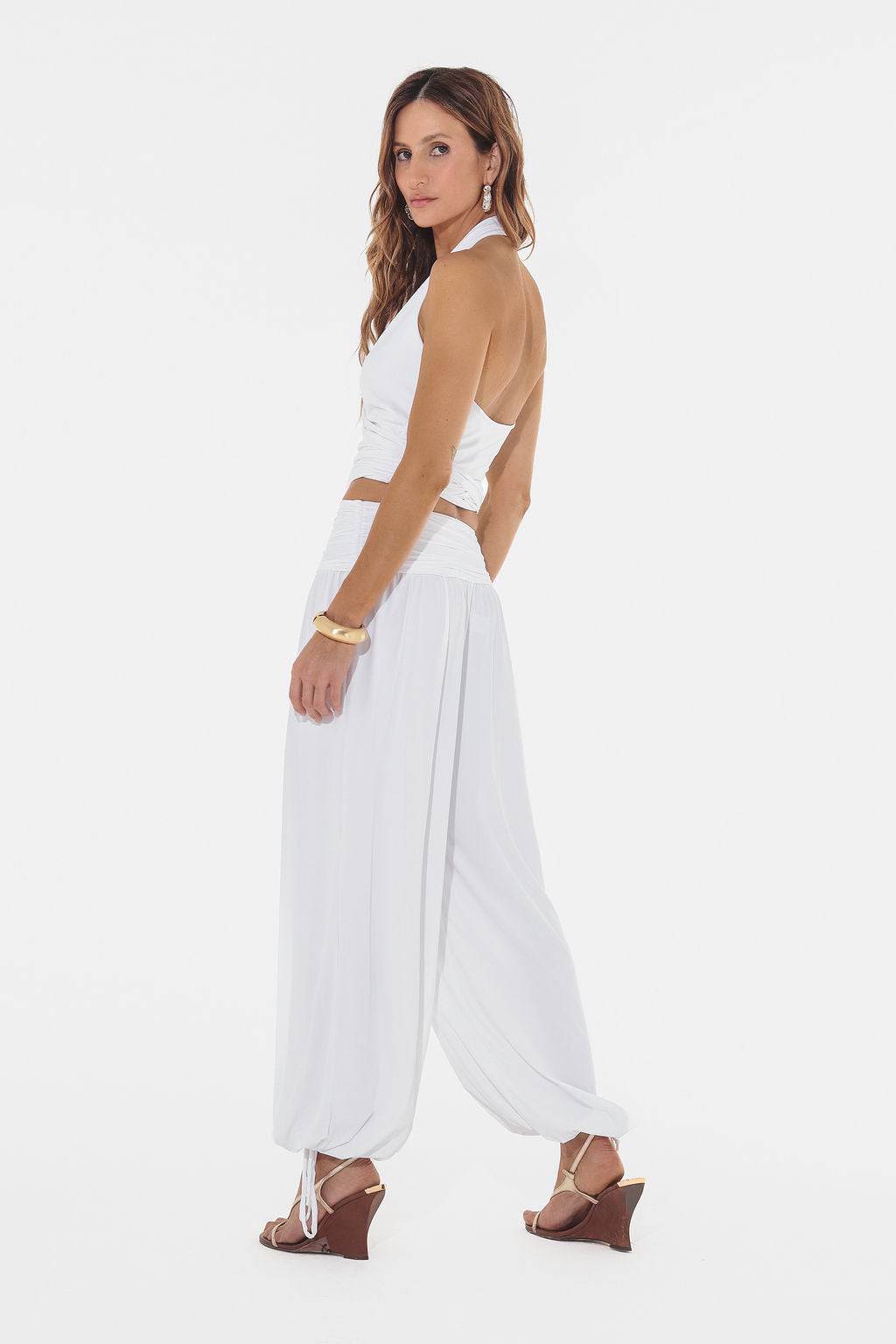 Blusa Amarração Malha Branco