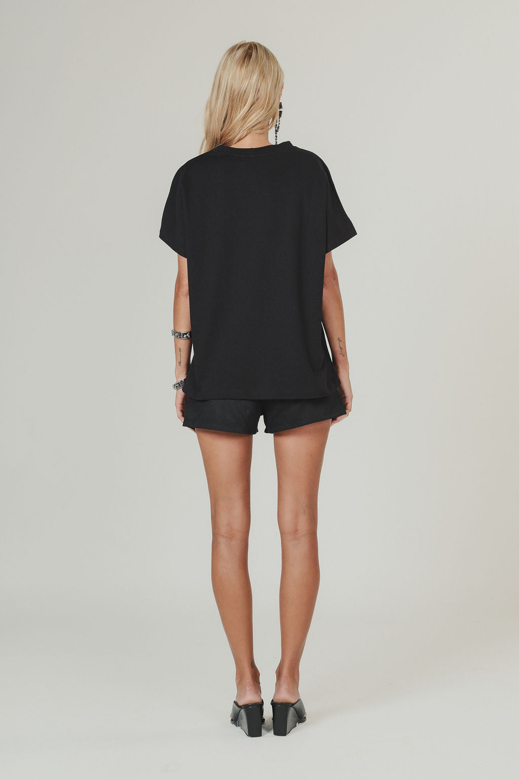 T-shirt Algodão Egípcio Preto