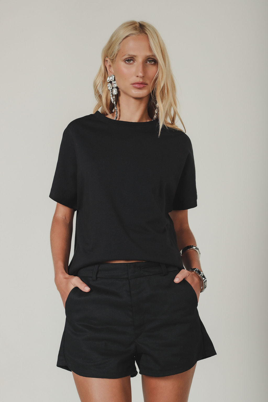 T-shirt Algodão Egípcio Preto