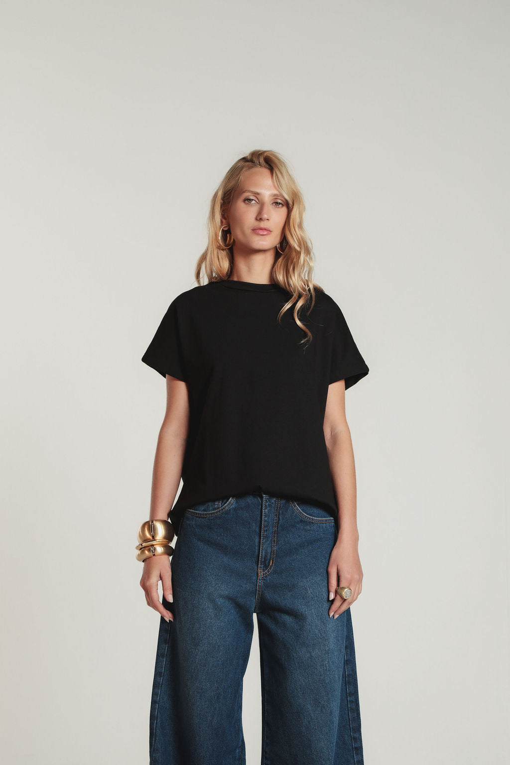T-shirt Algodão Egípcio Preto