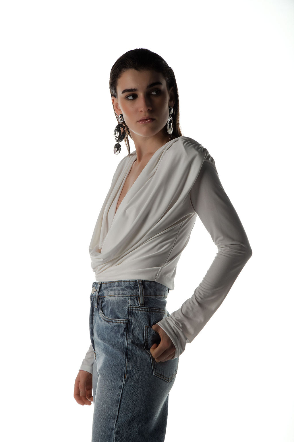 Calça Jeans Reta Clara