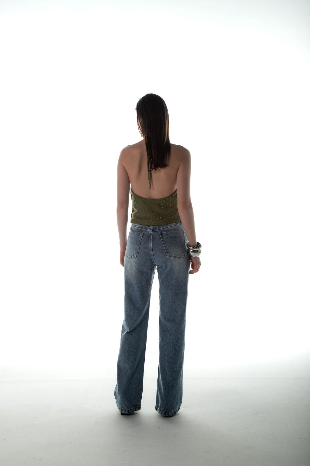 Calça Jeans Reta Clara