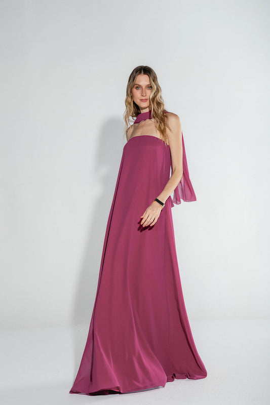 Vestido Tomara Que Caia Fúcsia