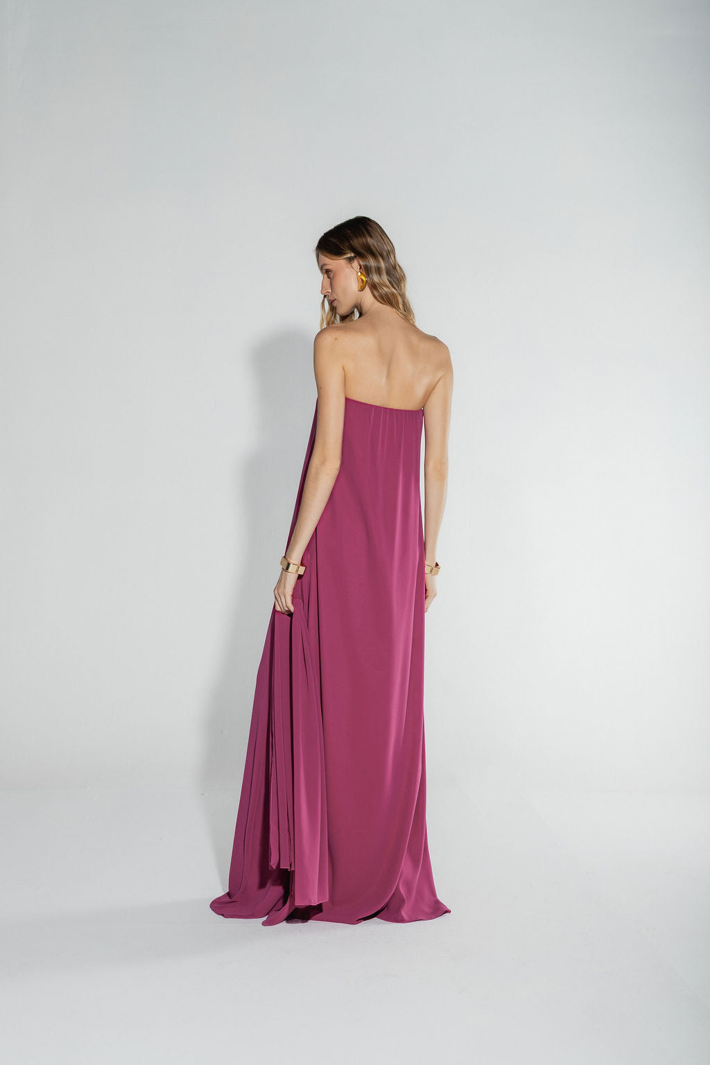 Vestido Tomara Que Caia Fúcsia