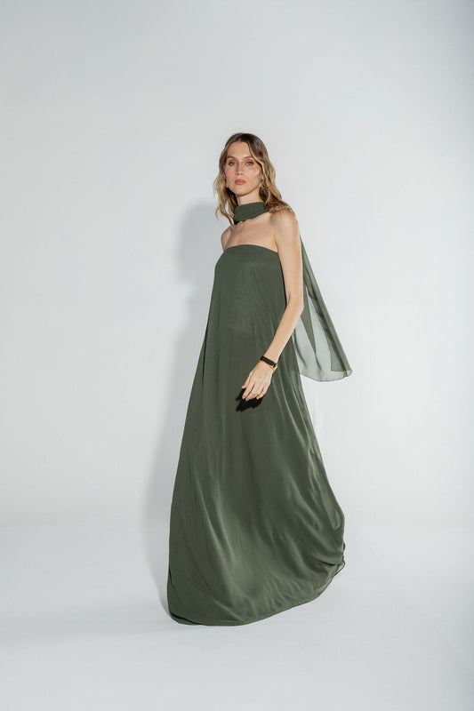 Vestido Tomara Que Caia Verde