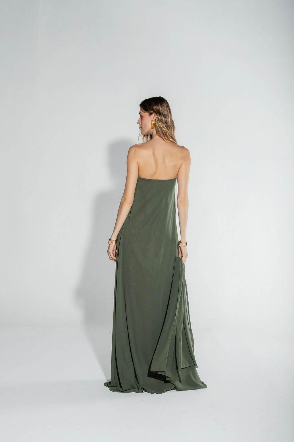 Vestido Tomara Que Caia Verde