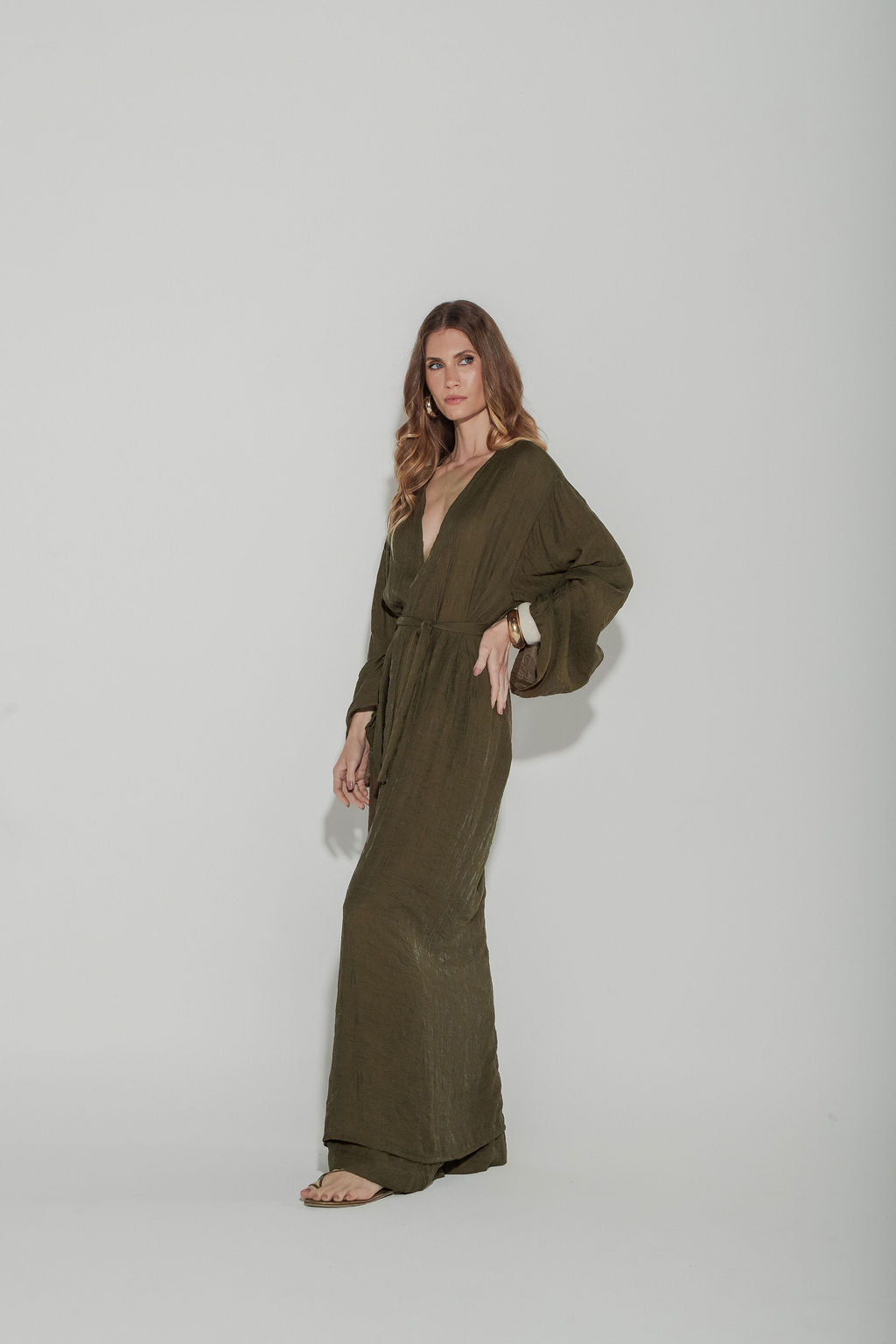 Kimono Jacquard Verde