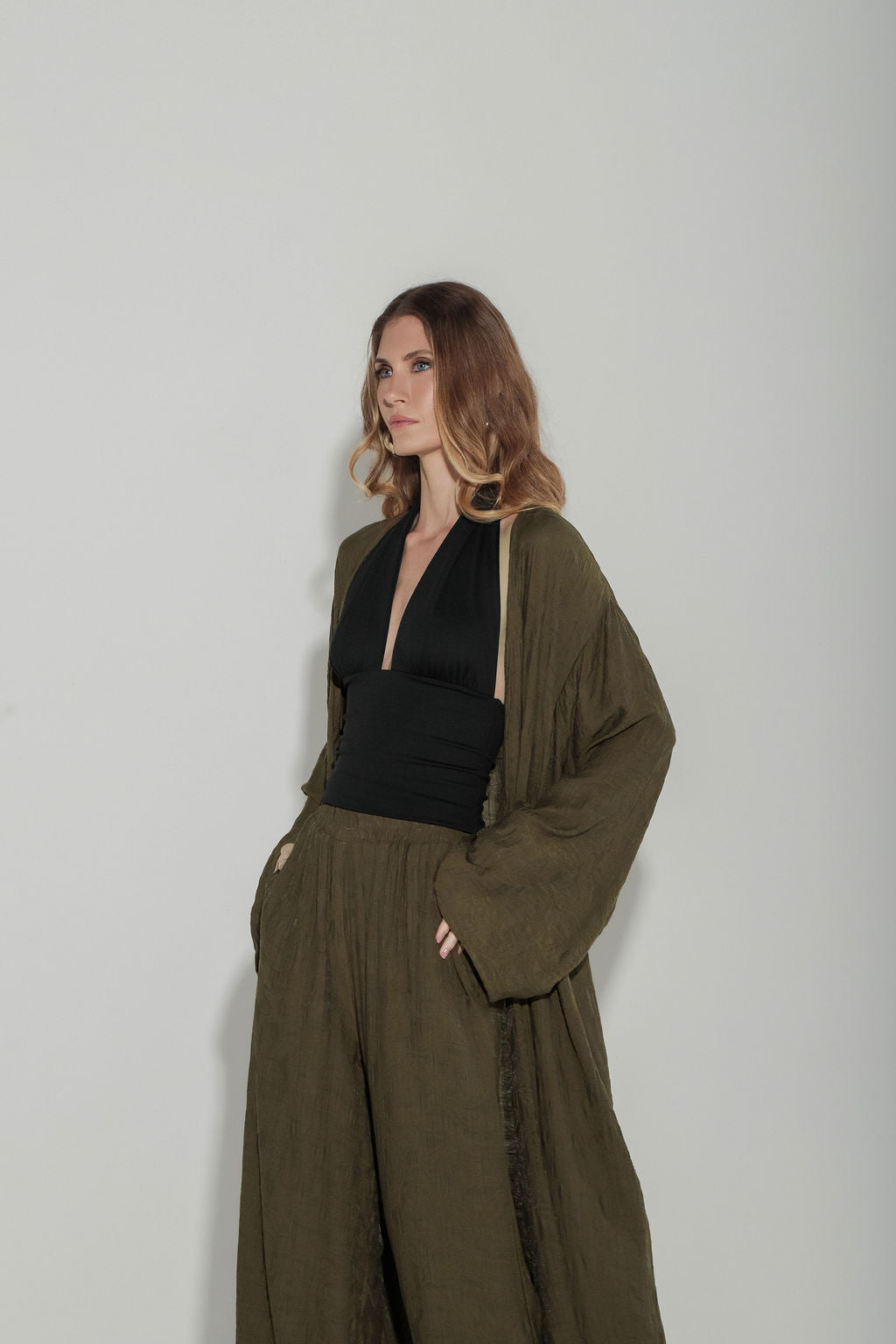 Kimono Jacquard Verde