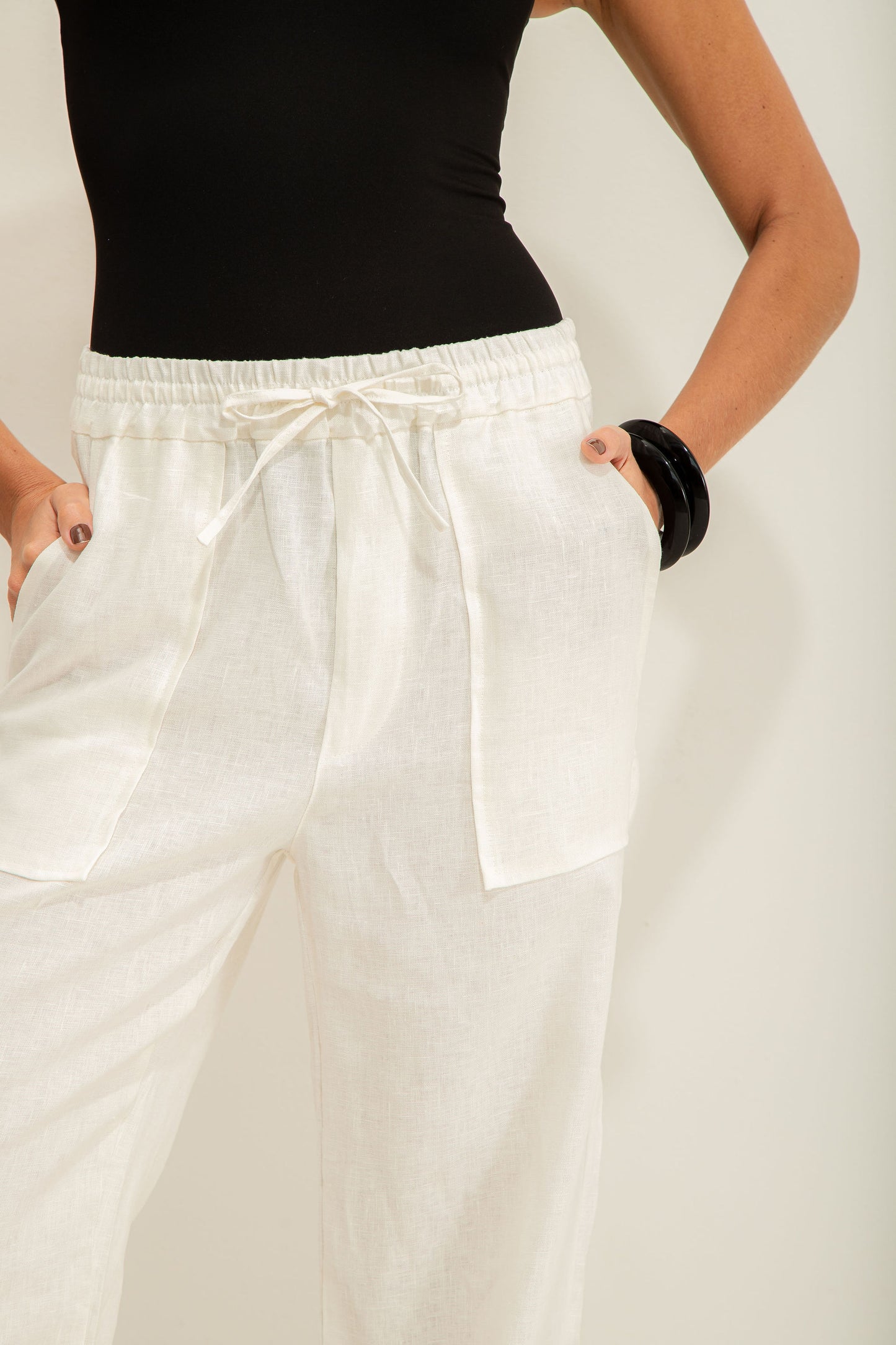 Pantalona Linho Off White