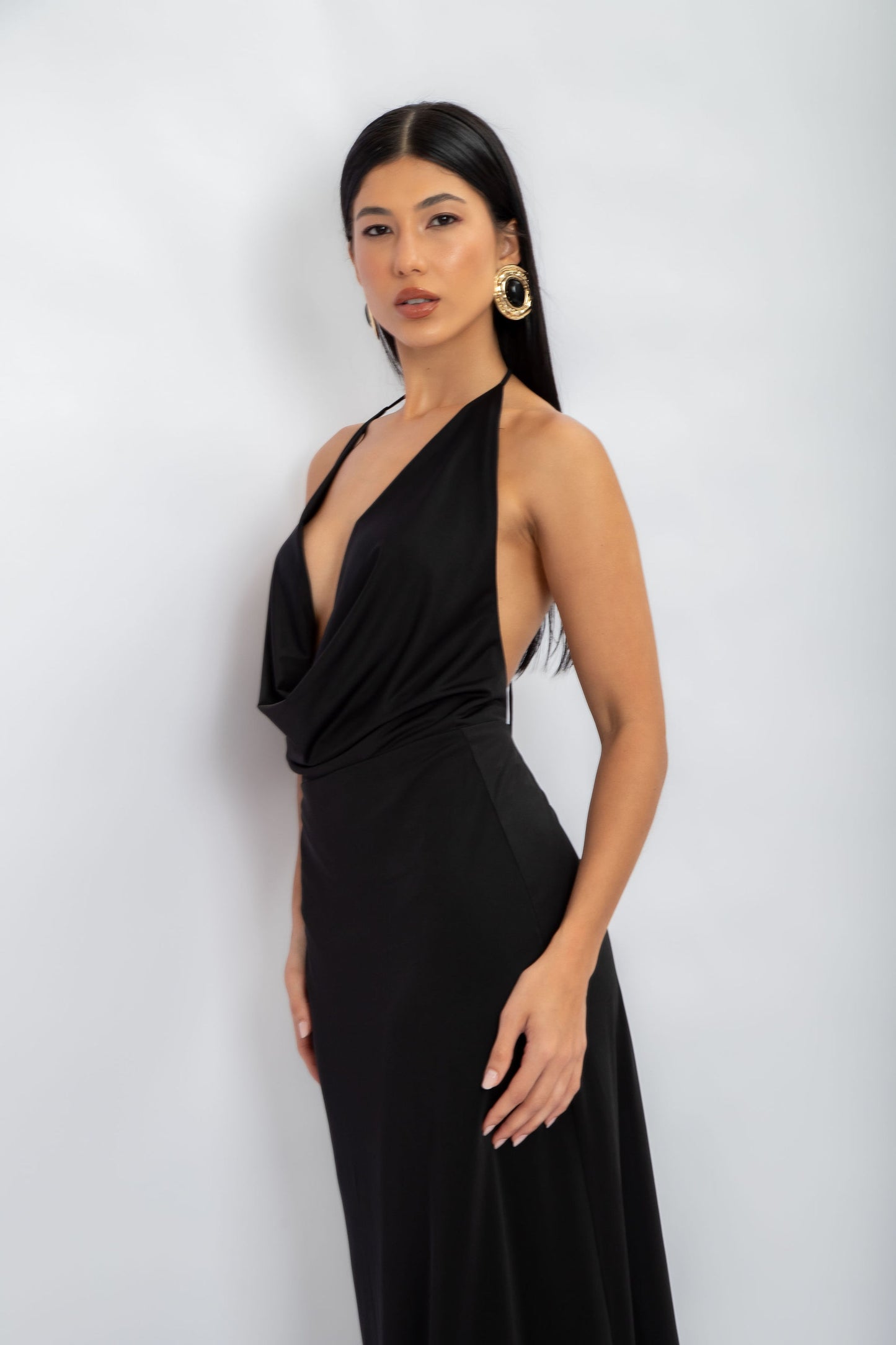 Vestido Jersey Preto