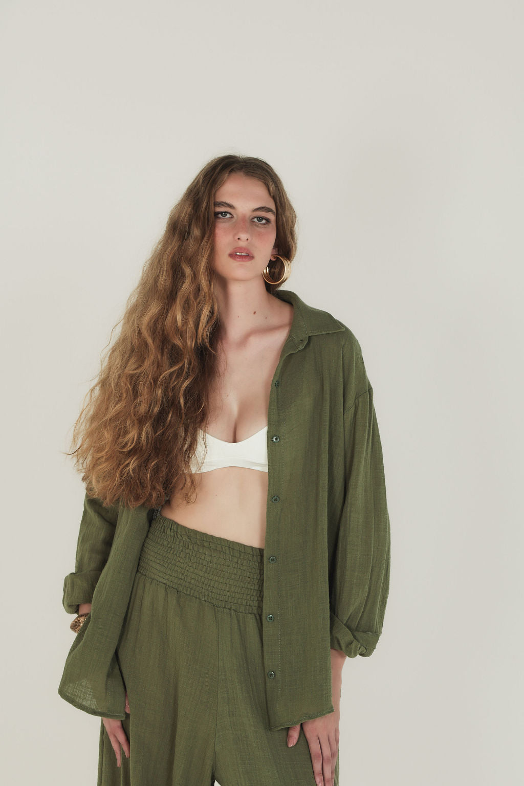 Calça Lastex Rustic Bali Verde