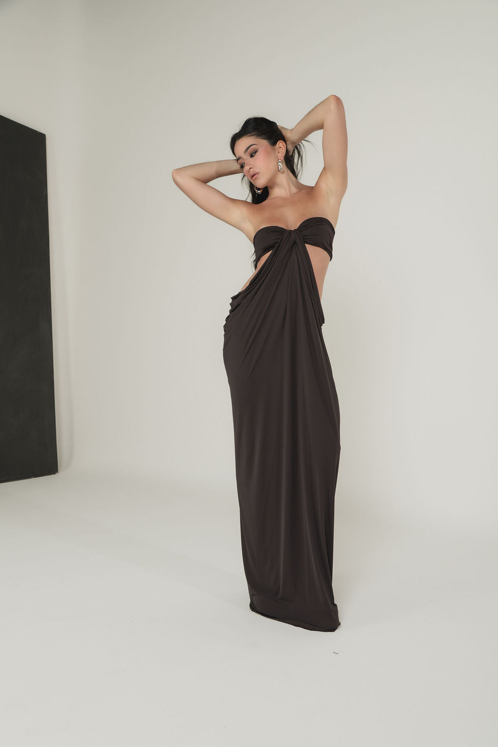 Brinco Argola com Cristais Dourado