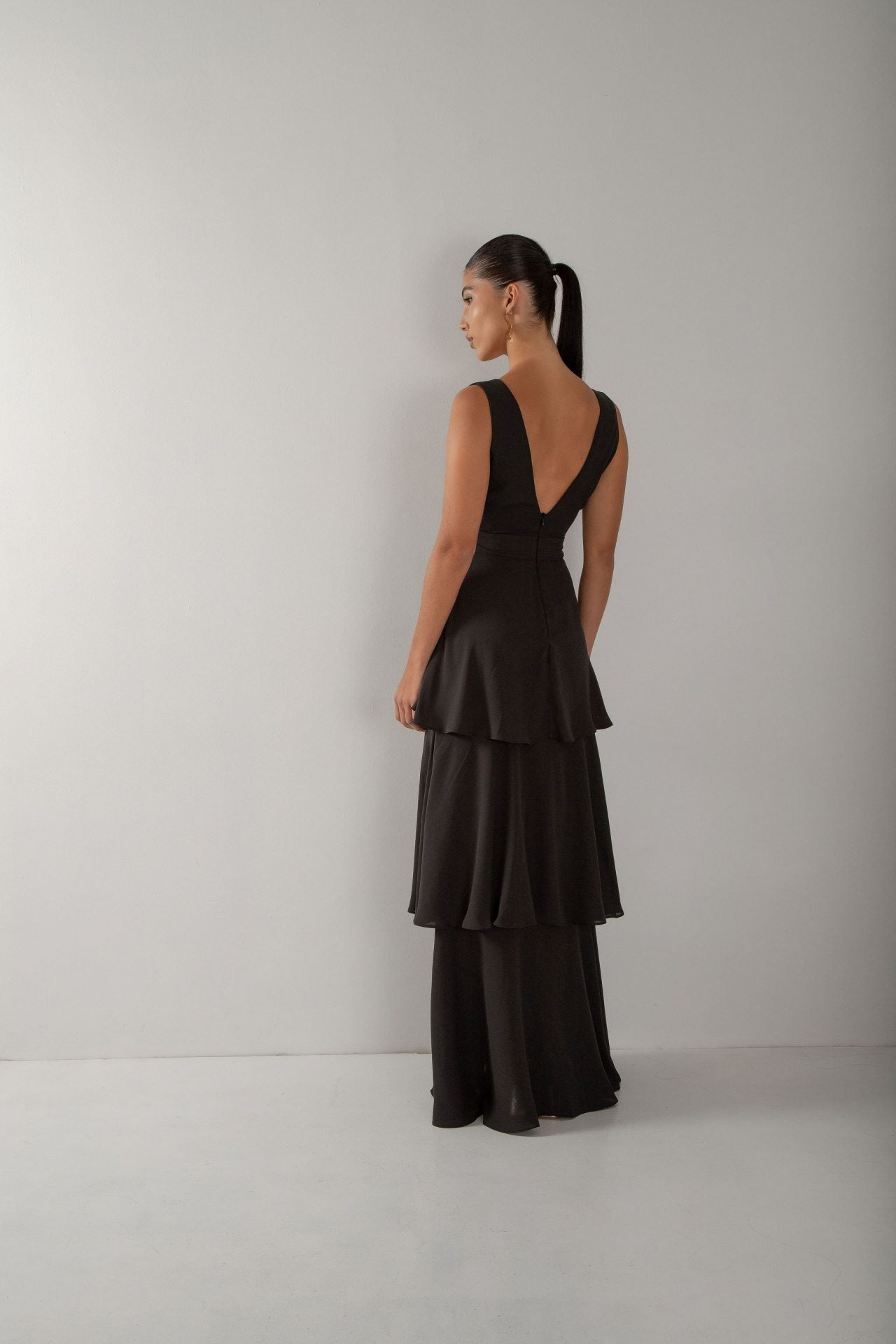 Vestido Babados Preto (1)