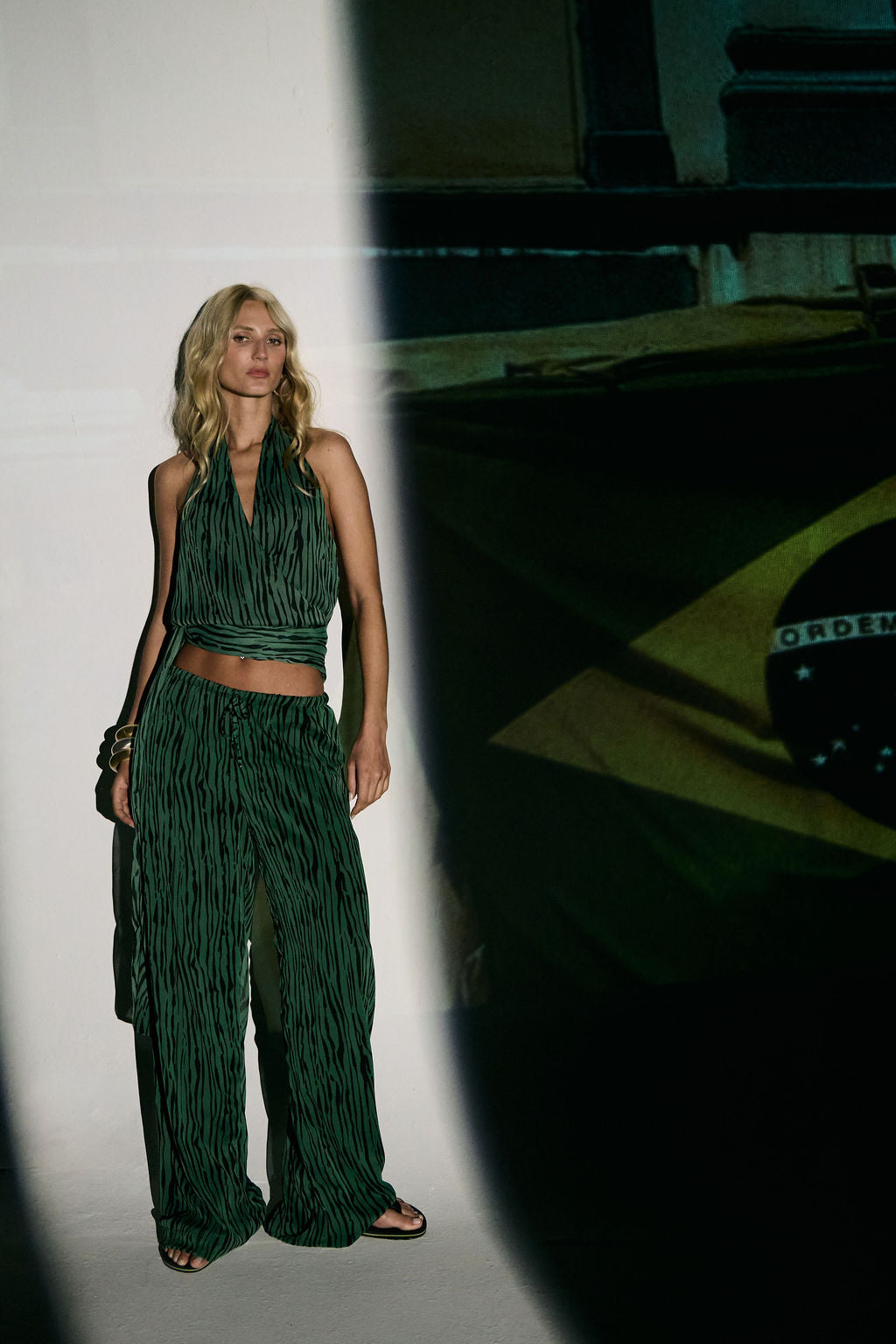 Calça Print Verde